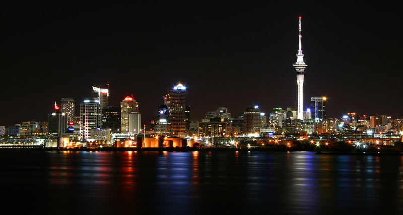 Auckland skyline in advance of NetHui